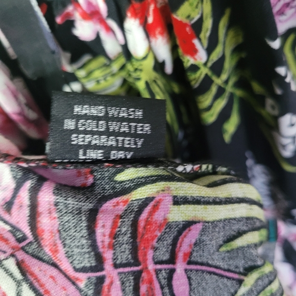 BOHO ME COLLECTION maxi dress floral pattern in 1X - Picture 11 of 12